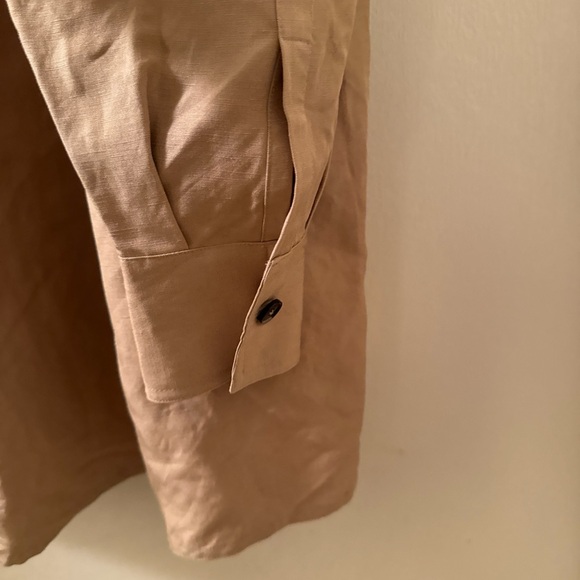 lilysilk women Oversized Silk-Linen Blend Shirt sz s - Picture 10 of 11